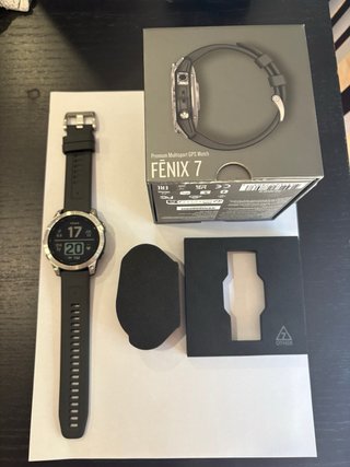 Garmin Fenix 7 Plata y Negro