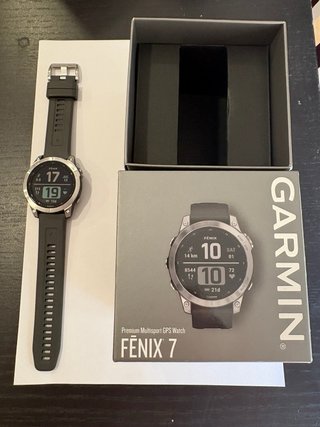 Garmin Fenix 7 Plata y Negro