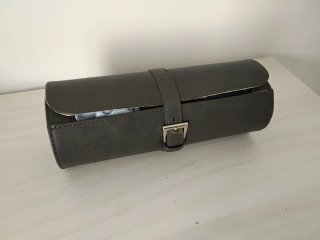 Porta cravatte/cinture grigio e beige