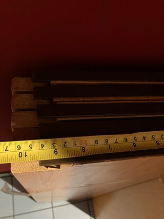 Baldas Pino Macizo 100x29cm