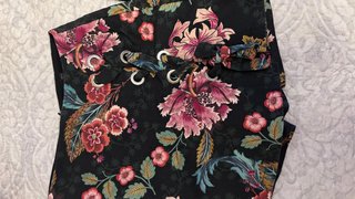 Falda pantalón con cordones