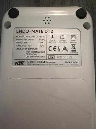 NSK ENDO-MATE DT2 Unidad de Control