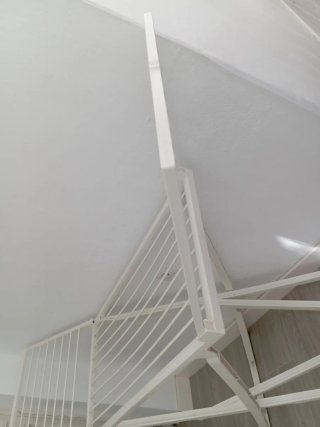 Tendedero pie plegable blanco