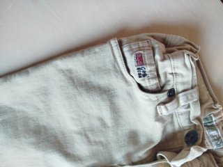 Pantalón vaquero beige talla 6