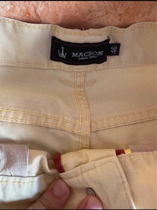 Pantalón de vestir Macson beige
