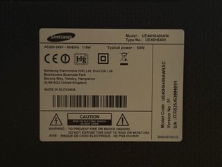 Samsung Smart TV 40 Negro