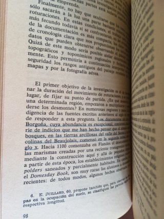 Economía rural y vida campesina. Georges Duby