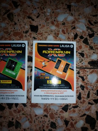 2 Cartas Panini Fútbol NM 13 Mikautadze