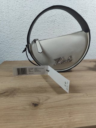 Karl Lagerfeld bolso blanco y negro