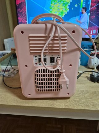 Nevera pequeña CREATE rosa