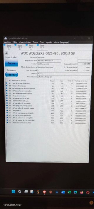 Disco Duro WD 2TB SATA WD20EZRZ