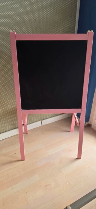 Pizarra Infantil Rosa para tizas y Rotuladores