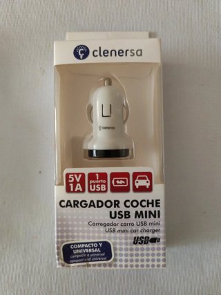 Regalo Cargador Coche USB por compra +10€