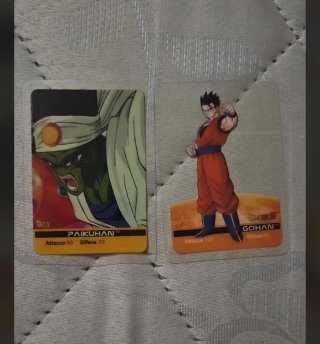 Dragon Ball GT Lamincards Edibas e 6 carte 3D