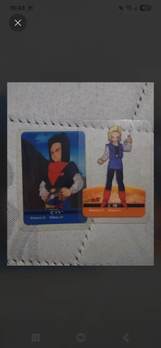 Dragon Ball GT Lamincards Edibas e 6 carte 3D