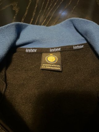 Felpa vintage Inter mezza zip