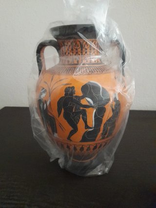 Lote 2 Jarrones Cerámica Griega