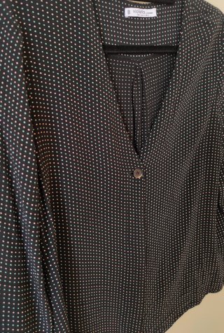 Blusa lunares Violeta by Mango