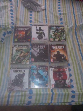 Lote 9 Juegos PS3: Call of Duty, Uncharted, Minecr