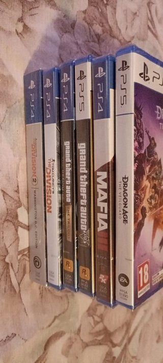 Pack 5 Juegos PS4/PS5 Nuevos: GTA, Mafia, Division