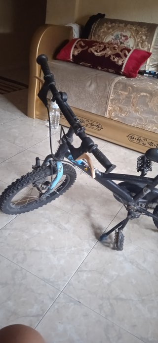 Bicicleta infantil negra