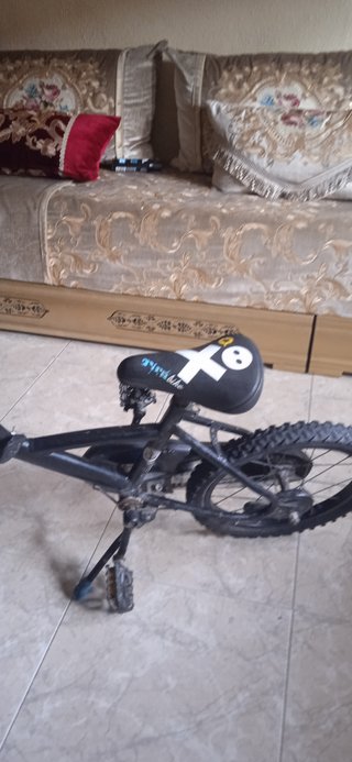 Bicicleta infantil negra