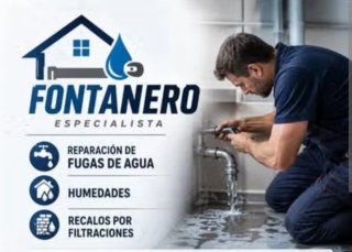 Fontanero profesional - Reparación fugas y humedad