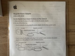 Cable alargador cargador Macbook Apple