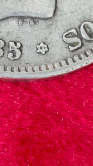 Moneda 5 Pesetas 1885*85Plata Alfonso XII