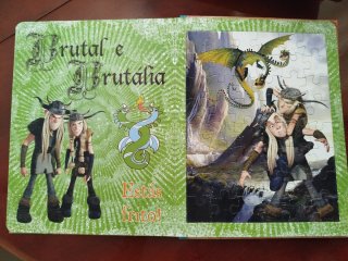 Livro puzzle "Como treinares o teu Dragão".
