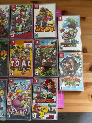 Colección Juegos Nintendo Switch Super Mario