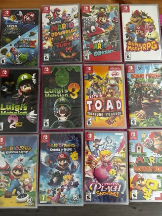 Colección Juegos Nintendo Switch Super Mario