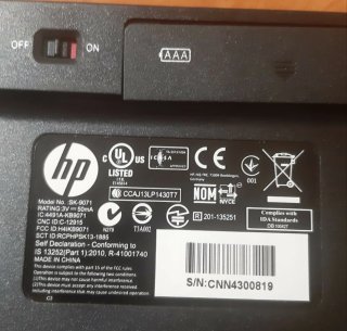 Teclado HP Bluetooth Mini K4000