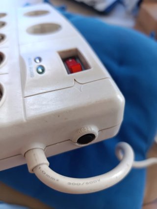 Regleta 7 enchufes con interruptor