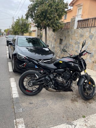 Yamaha MT-07 Negra