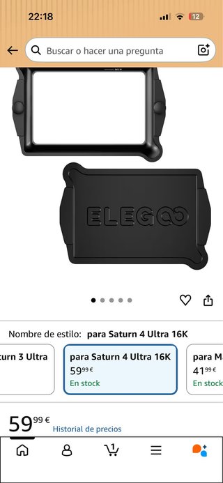 ELEGOO Tanque de Resina Saturn 4 Ultra 16K