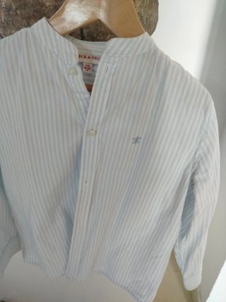 Camisa Neck & Neck rayas azules Talla 6