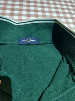 Polo Fred Perry Verde Talla S