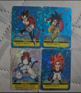 24 Dragon Ball Lamincards Goku GT e Supersayan