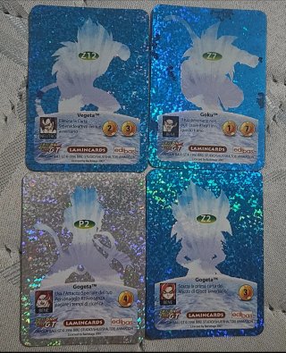 24 Dragon Ball Lamincards Goku GT e Supersayan