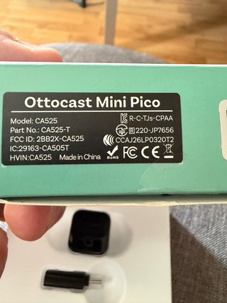 Ottocast Mini Pico Wireless CarPlay Android Auto