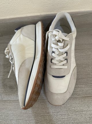 Zapatillas Lacoste Blancas y Azul Marino 47