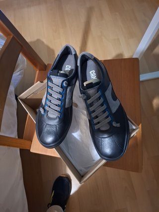 Zapatos Camper Talla 40 Negro/Gris