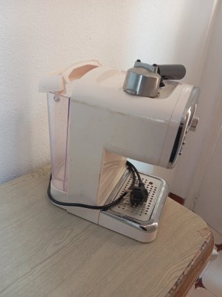 Cafetera Espresso Vintage Beige