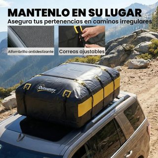 Bolsa Techo Coche 594L Impermeable con Correas