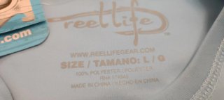 Camiseta Reel Life Manga Larga Azul