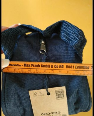 Pochette uomo RED-DRAGS blu con cartellino