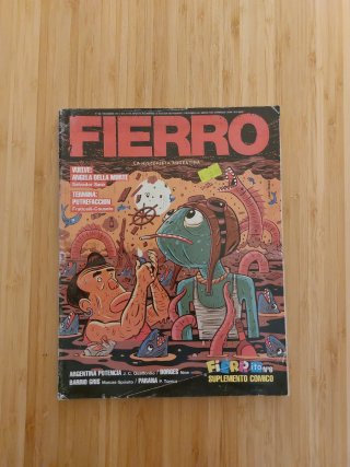 Comic argentino. Nuemeros de la FIERRO