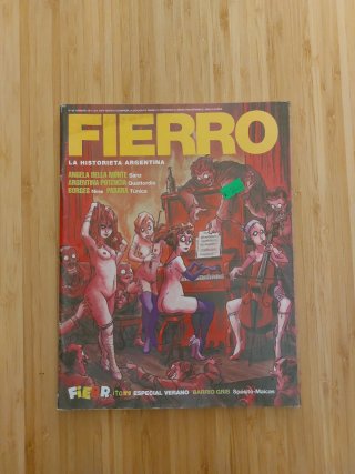Comic argentino. Nuemeros de la FIERRO