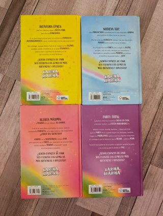 Colección de 4 libros de Karina & Marina